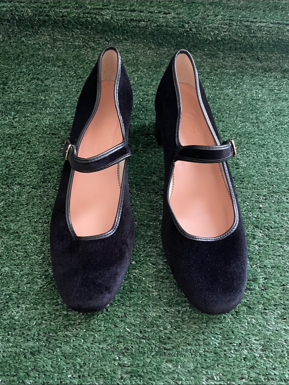 J. Crew Kate Velvet Mary Jane Pumps Women’s size 11 Black
